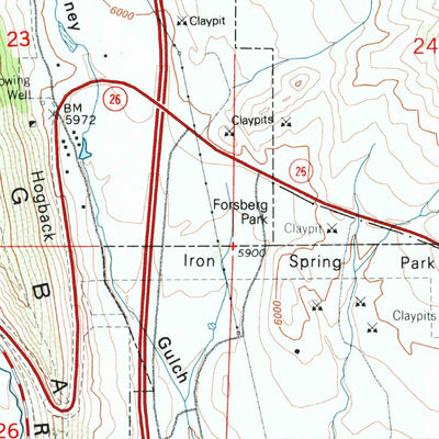 United States Geological Survey Morrison, CO (1965, 24000-Scale) digital map