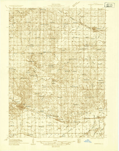 United States Geological Survey Morrison, IL (1934, 48000-Scale) digital map