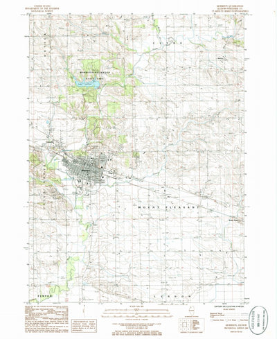 United States Geological Survey Morrison, IL (1985, 24000-Scale) digital map