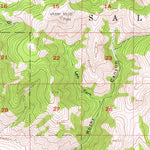 United States Geological Survey Morrison Lake, MT-ID (1956, 62500-Scale) digital map