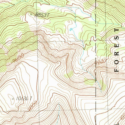 United States Geological Survey Morrison Lake, MT-ID (1987, 24000-Scale) digital map