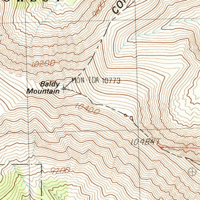 United States Geological Survey Morrison Lake, MT-ID (1987, 24000-Scale) digital map
