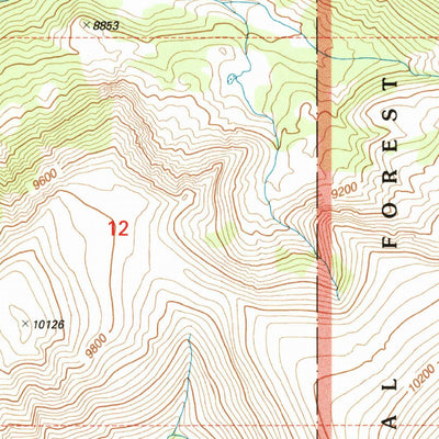 United States Geological Survey Morrison Lake, MT-ID (1997, 24000-Scale) digital map