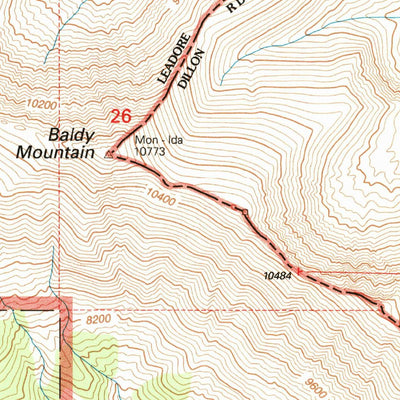 United States Geological Survey Morrison Lake, MT-ID (1997, 24000-Scale) digital map