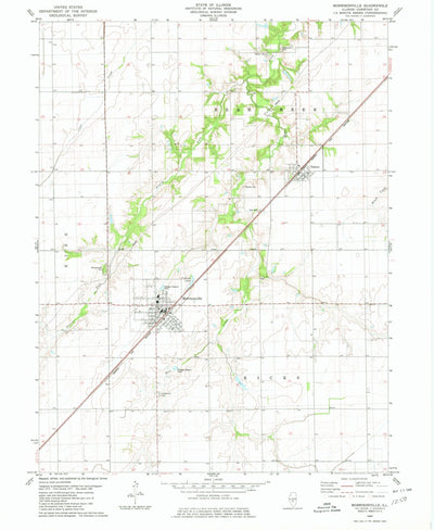 United States Geological Survey Morrisonville, IL (1980, 24000-Scale) digital map