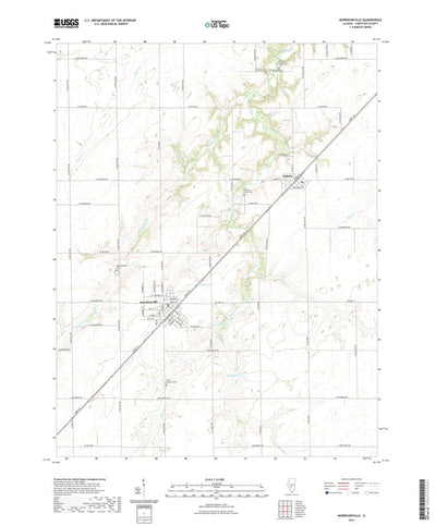 United States Geological Survey Morrisonville, IL (2021, 24000-Scale) digital map