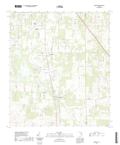 United States Geological Survey Morriston, FL (2021, 24000-Scale) digital map