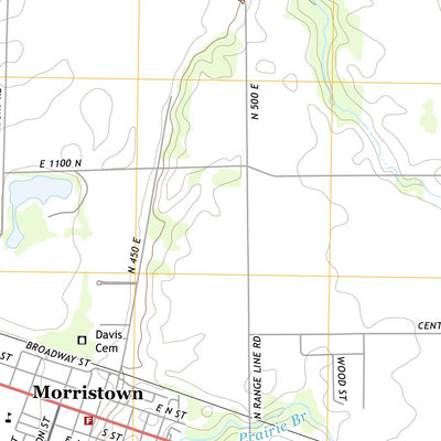 United States Geological Survey Morristown, IN (2013, 24000-Scale) digital map