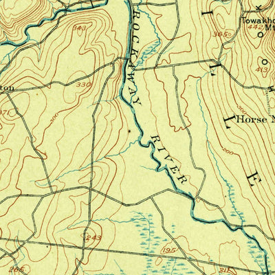 United States Geological Survey Morristown, NJ (1898, 62500-Scale) digital map