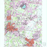 United States Geological Survey Morristown, NJ (1954, 24000-Scale) digital map