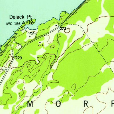 United States Geological Survey Morristown, NY (1942, 24000-Scale) digital map