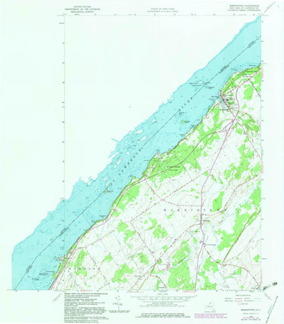United States Geological Survey Morristown, NY (1963, 24000-Scale) digital map