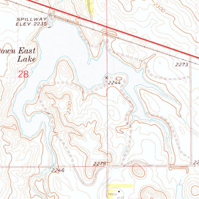 United States Geological Survey Morristown, SD-ND (1972, 24000-Scale) digital map