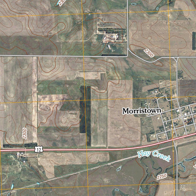 United States Geological Survey Morristown, SD-ND (2011, 24000-Scale) digital map