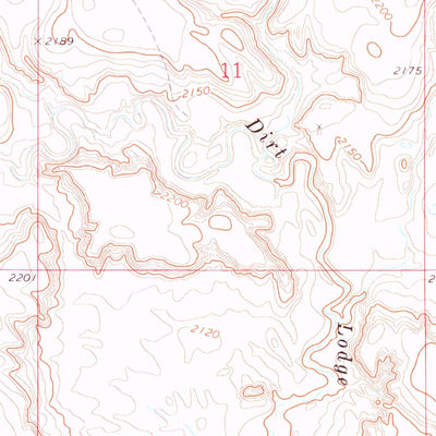 United States Geological Survey Morristown SE, SD (1972, 24000-Scale) digital map