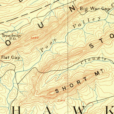 United States Geological Survey Morristown, TN (1883, 125000-Scale) digital map