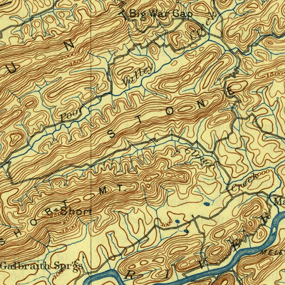 United States Geological Survey Morristown, TN (1895, 125000-Scale) digital map