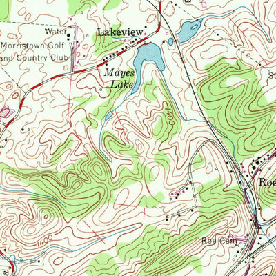 United States Geological Survey Morristown, TN (1961, 24000-Scale) digital map