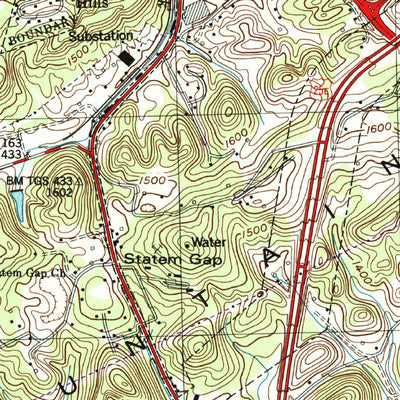 United States Geological Survey Morristown, TN (1979, 24000-Scale) digital map