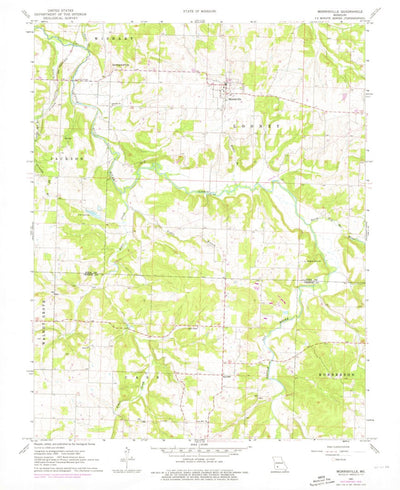 United States Geological Survey Morrisville, MO (1961, 24000-Scale) digital map