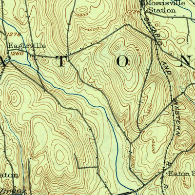 United States Geological Survey Morrisville, NY (1902, 62500-Scale) digital map