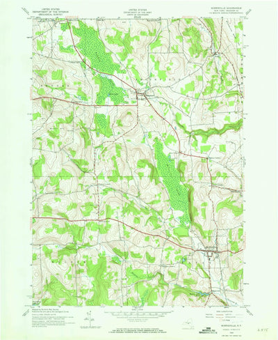 United States Geological Survey Morrisville, NY (1943, 24000-Scale) digital map