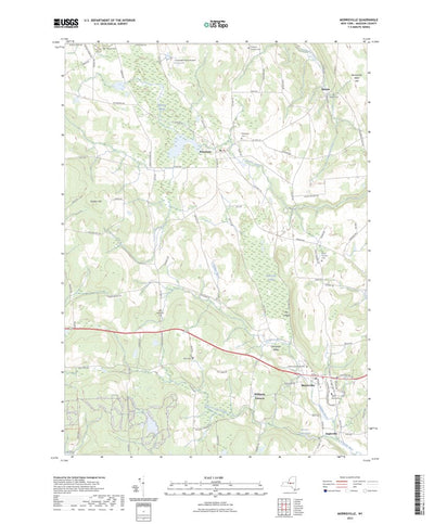 United States Geological Survey Morrisville, NY (2023, 24000-Scale) digital map