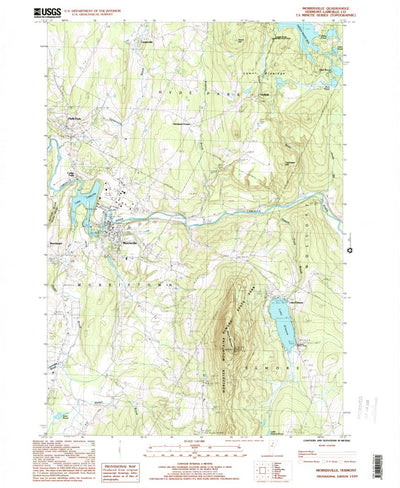 United States Geological Survey Morrisville, VT (1999, 24000-Scale) digital map