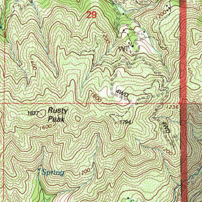 United States Geological Survey Morro Bay North, CA (1995, 24000-Scale) digital map