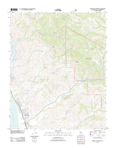 United States Geological Survey Morro Bay North, CA (2012, 24000-Scale) digital map