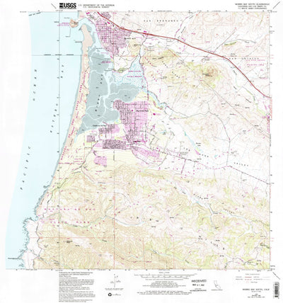 United States Geological Survey Morro Bay South, CA (1965, 24000-Scale) digital map