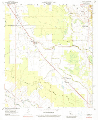 United States Geological Survey Morrow, LA (1965, 24000-Scale) digital map