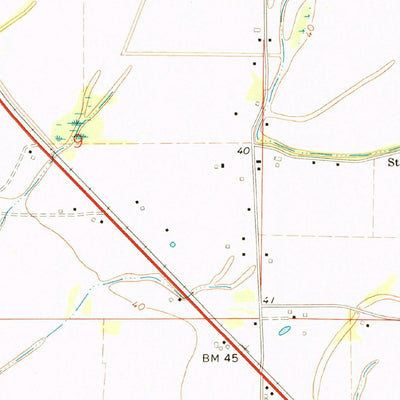 United States Geological Survey Morrow, LA (1965, 24000-Scale) digital map