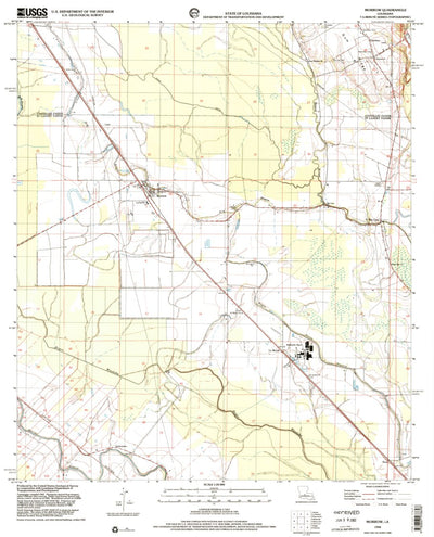 United States Geological Survey Morrow, LA (1998, 24000-Scale) digital map