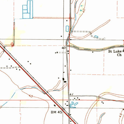 United States Geological Survey Morrow, LA (1998, 24000-Scale) digital map