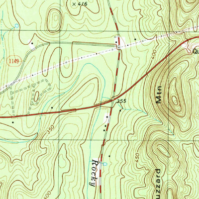 United States Geological Survey Morrow Mountain, NC (1981, 24000-Scale) digital map