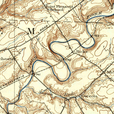 United States Geological Survey Morrow, OH (1916, 62500-Scale) digital map