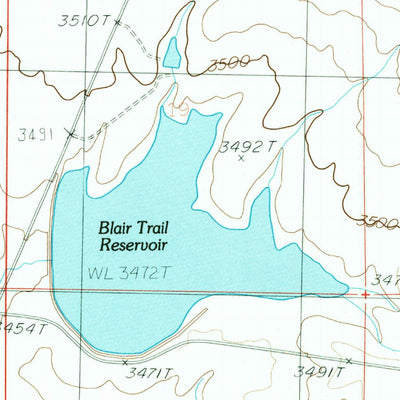 United States Geological Survey Morrow Reservoir, ID (1986, 24000-Scale) digital map