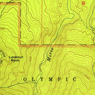 United States Geological Survey Morse Creek, WA (1956, 24000-Scale) digital map