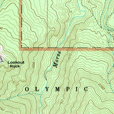 United States Geological Survey Morse Creek, WA (1961, 24000-Scale) digital map