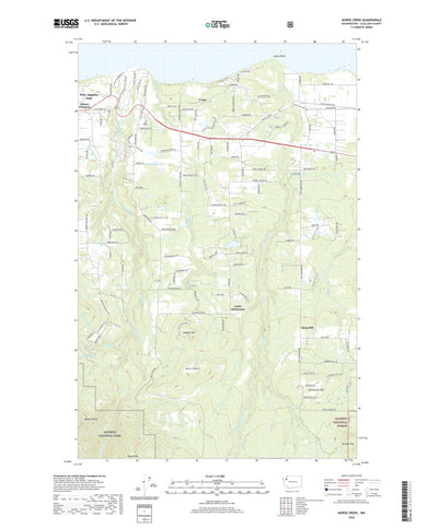 United States Geological Survey Morse Creek, WA (2020, 24000-Scale) digital map