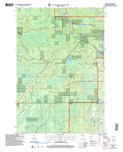 United States Geological Survey Morse, WI (2005, 24000-Scale) digital map