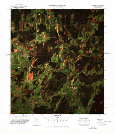 United States Geological Survey Morses Line Station, VT (1977, 25000-Scale) digital map