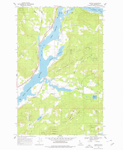 United States Geological Survey Morton, ID (1968, 24000-Scale) digital map