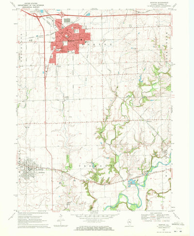 United States Geological Survey Morton, IL (1970, 24000-Scale) digital map