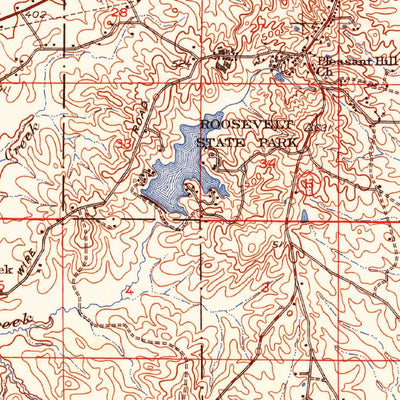 United States Geological Survey Morton, MS (1951, 62500-Scale) digital map