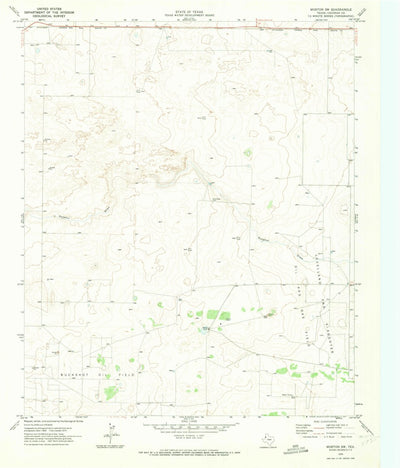 United States Geological Survey Morton SW, TX (1970, 24000-Scale) digital map