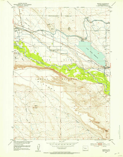 United States Geological Survey Morton, WY (1951, 24000-Scale) digital map