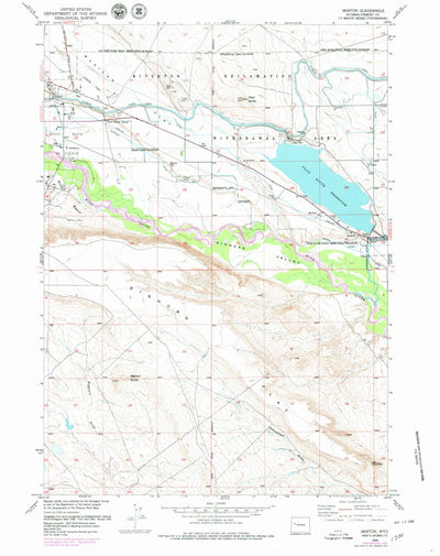United States Geological Survey Morton, WY (1959, 24000-Scale) digital map