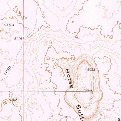 United States Geological Survey Mosby Butte, ID (1972, 24000-Scale) digital map